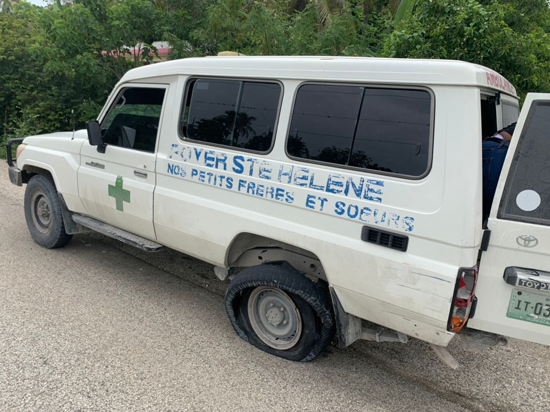 An NPFS/NPH Haiti vehicle